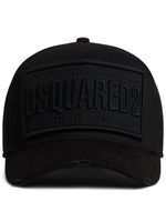 DSQUARED2 logo-embroidered cotton cap - Noir - thumbnail