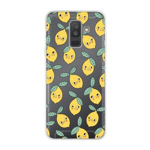 Citroenen: Samsung Galaxy A6 Plus (2018) Transparant Hoesje