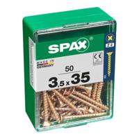 Schroefdoos SPAX Houten schroef Platte kop (3,5 x 35 mm) Schroefdoos SPAX Houten schroef Platte kop (3,5 x 35 mm)