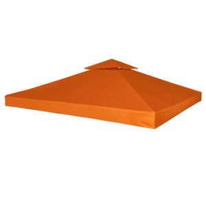 VidaXL Vervangend tentdoek prieel 310 g/m² 3x3 m oranje