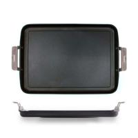 Gladde Grillplaat Valira 4674/25 Zwart Metaal