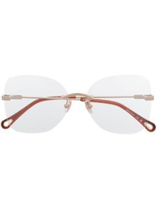Chloé Eyewear lunettes de vue à monture papillon - Tons neutres