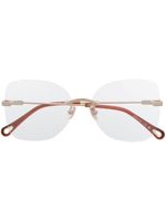 Chloé Eyewear lunettes de vue à monture papillon - Tons neutres