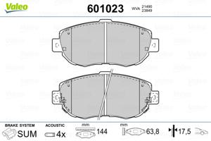 Valeo Remblokset 601023