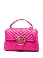 PINKO mini sac porté épaule Lady Love en cuir - Rose - thumbnail