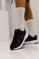 Under Armour Charged Edge Sneakers Heren Zwart/Rood - Maat 43 - Kleur: RoodZwart | Soccerfanshop
