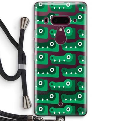 Crocs: HTC U12+ Transparant Hoesje met koord