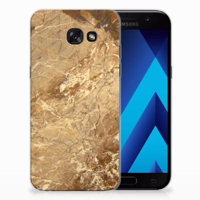 Samsung Galaxy A5 2017 | TPU | Siliconen hoesje | Marmer Creme