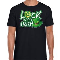 Luck of the Irish / St. Patricks day t-shirt / kostuum zwart heren