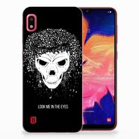 Silicone Back Case Samsung Galaxy A10 Skull Hair - thumbnail