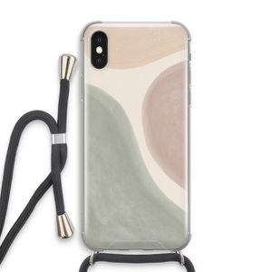 Geo #6: iPhone XS Transparant Hoesje met koord