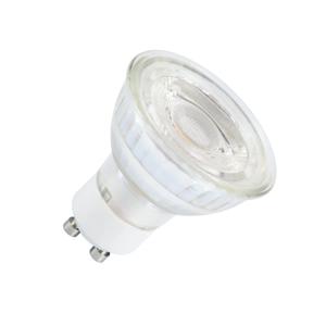 Glazen GU10 45º 7W COB LED lamp (warm wit 3000k)