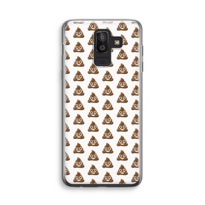 Poop emoji: Samsung Galaxy J8 (2018) Transparant Hoesje