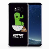 Samsung Galaxy S8 Plus Telefoonhoesje met Naam Cactus Poo