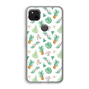 Ananas bladeren: Google Pixel 4a Transparant Hoesje