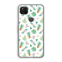 Ananas bladeren: Google Pixel 4a Transparant Hoesje
