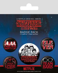 Stranger Things Pin-Back Buttons 5-Pack Chara