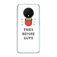 Fries before guys: OnePlus 7T Transparant Hoesje