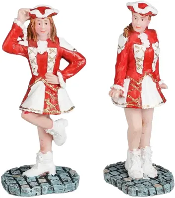 Luville Molendam Carnaval dansers woman 2 stuks