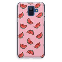 Watermeloen: Samsung Galaxy A6 (2018) Transparant Hoesje