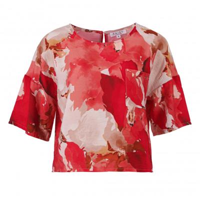 Enjoy - Rood | Dames | Top | Rood | 3XL | regular | Kamst mode