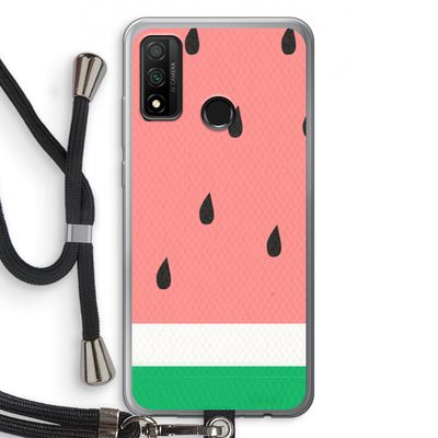 Watermeloen: Huawei P Smart (2020) Transparant Hoesje met koord