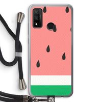 Watermeloen: Huawei P Smart (2020) Transparant Hoesje met koord