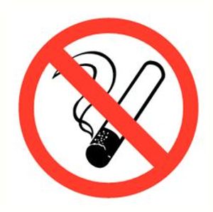 Roken verboden90mmpvc331
