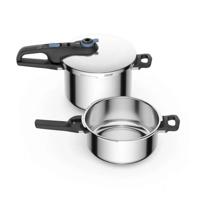 TEFAL Secure Trendy Snelkookpan 4L + 6L + mand P2584301