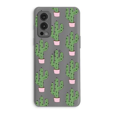 Cactus Lover: OnePlus Nord 2 5G Transparant Hoesje