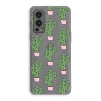 Cactus Lover: OnePlus Nord 2 5G Transparant Hoesje