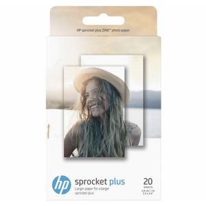 HP Sprocket Plus papier 5,8x8,7cm 20 sheets