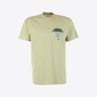 T-shirt Groen Print Rug