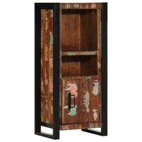 Badkamerkast 40x30x90 cm massief recycled hout