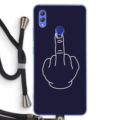 F**k U: Honor Note 10 Transparant Hoesje met koord
