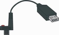Helios Preisser Datakabel | USB | geschikt voor Data-Variable | lengte 2 m | 1 stuk - 1998720 - 1998720