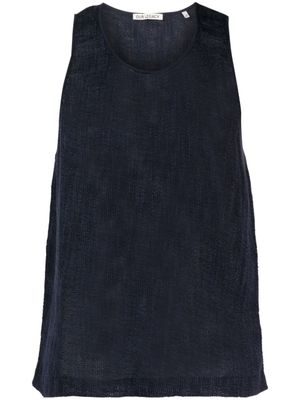 OUR LEGACY débardeur en maille ajourée - Bleu