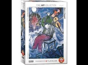 Marc Chagall The Blue Violinist Puzzel 1000 Stukjes