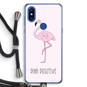 Pink positive: Xiaomi Mi Mix 3 Transparant Hoesje met koord