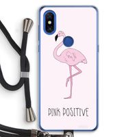 Pink positive: Xiaomi Mi Mix 3 Transparant Hoesje met koord