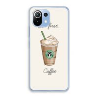 But first coffee: Xiaomi Mi 11 Lite Transparant Hoesje