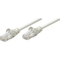 Intellinet 325950 RJ45 Netwerkkabel, patchkabel CAT 5e U/UTP 10.00 m Grijs 1 stuk(s) - thumbnail