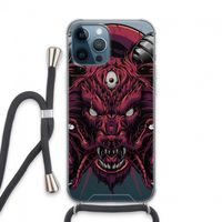 Hell Hound and Serpents: iPhone 13 Pro Max Transparant Hoesje met koord