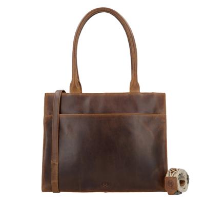 Hide & stitches next navajo laptoptas 15,6 inch-Brown