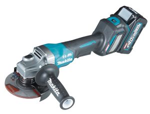 Makita GA029GM201 | 40 V Max | Haakse slijper | 125 mm | 4,0 Ah | 2x Accu | M-Box - GA029GM201