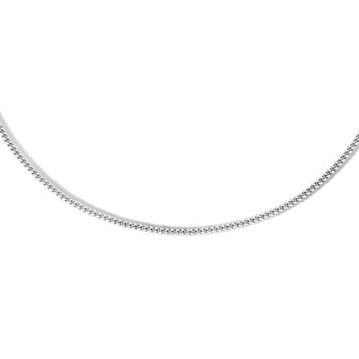 Ketting Gourmetschakel zilver 1,1 mm 50 cm