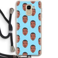 Kanye Call Me?: Samsung Galaxy J6 (2018) Transparant Hoesje met koord