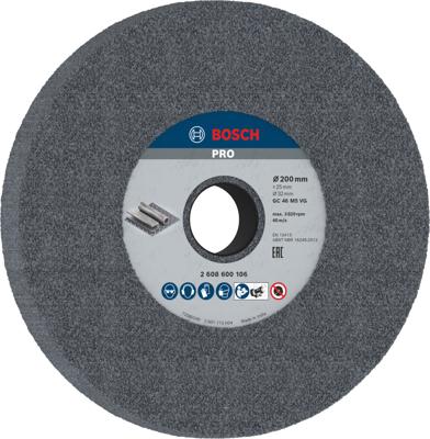 Bosch Accessoires Afbraamschijf voor tafelslijpmachine 200 mm, 32 mm, 46 1st - 2608600106