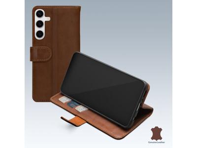 Mobilize Mobilize Leather Wallet Samsung Galaxy S24 FE Brown