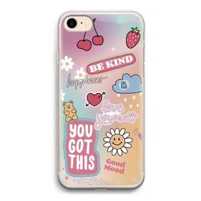 Positivity: iPhone 7 Transparant Hoesje
